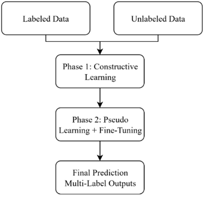 The two-phase semi-supervised framework
